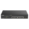 D-Link Switch DGS-1100-10MPV2 E 8xGBit 2xSFP 19" Managed PoE+ (130W) Ohne UK Stecker