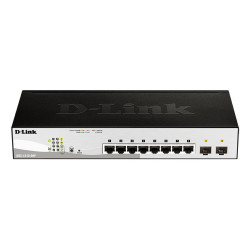D-Link Switch DGS-1210-08P E 8xGBit 2xSFP 19" Managed PoE