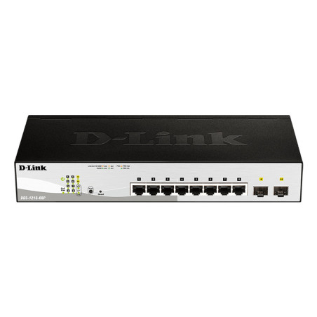 D-Link Switch DGS-1210-08P E 8xGBit 2xSFP 19" Managed PoE