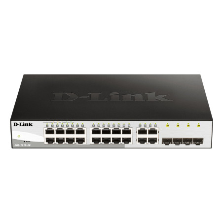D-Link Switch DGS-1210-20 E 16xGBit 4xSFP 19" Managed