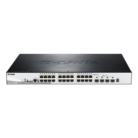 D-Link Switch DGS-1510-28XMP E 24xGBit PoE (370W) 4xSFP+