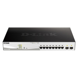 D-Link Switch DGS-1210-10MP E 8xGBit 2xSFP 19" Managed PoE (130W)