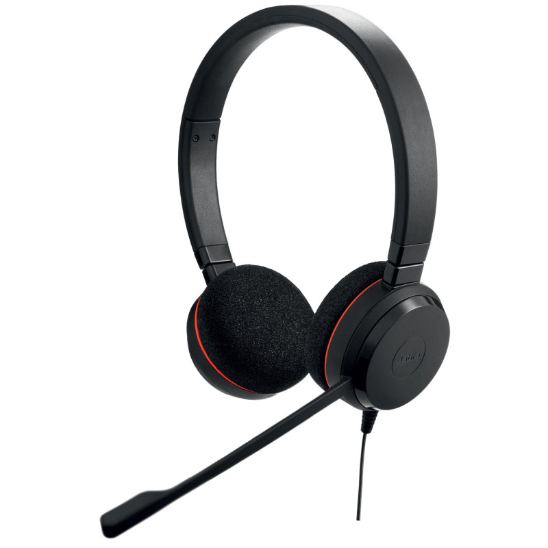Jabra Headset Evolve 20 MS Stereo USB-A Zertifiziert pour Skype pour Unternehmen