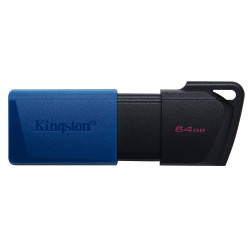 Kingston USB 3.2 Stick DataTraveler Exodia M black blue 64GB 2er Pack 3.2 Gen 1, Zwei Stück