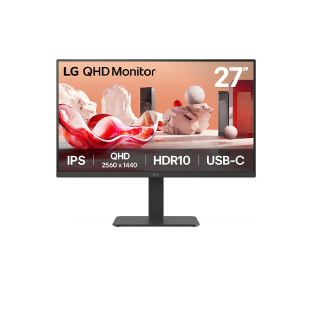 LG LCD 27BA65QB-B 27" black USB-C, KVM, Daisy Chain