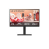 LG LCD 27BA75QB-B 27" black USB-C, KVM, Daisy Chain,RJ45