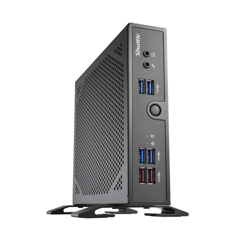 Shuttle Barebone DS50U5 Black (Core i5-1335U) fanless Fanless 24-7 ready, w o WLAN