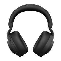 Jabra Headset Evolve2 85 Link 380c MS Stereo ANC noir BT 3,5mm Stecker, Geräuschisolierung, noir
