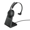 Jabra Headset Evolve2 65 UC MONO Link 380a avec Ladestation