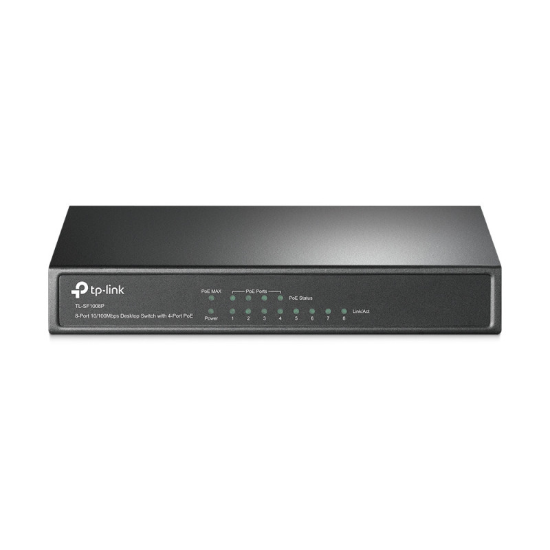 TP-LINK Switch TL-SF1008P 8x 10 100MBit Unmanaged PoE