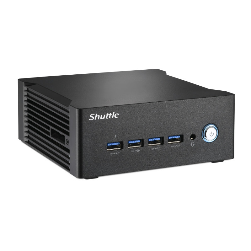 Shuttle Barebone NA10H7 Black (AMD R7-8845HS) 24 7, NPU