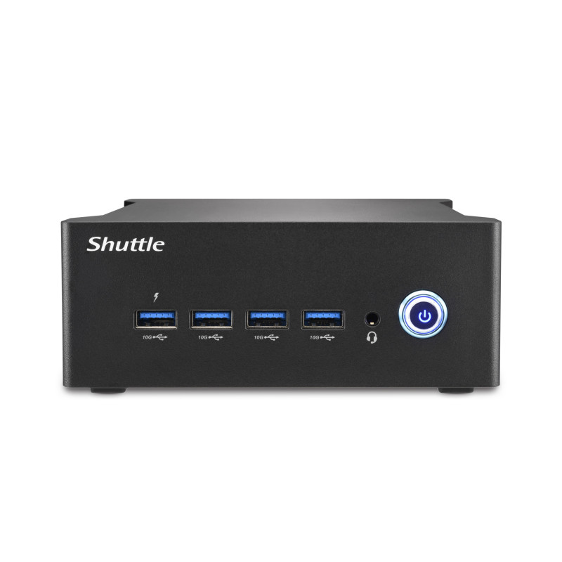 Shuttle Barebone NT10H5 Black (Core Ultra 5-125H) 24 7, Dual Video, Ultra HD