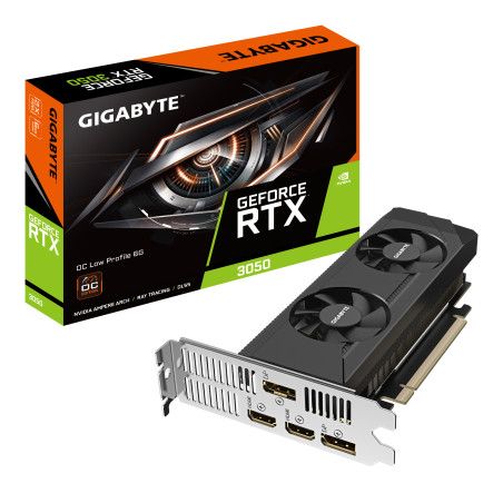GIGA VGA 6GB RTX3050 OC-6GL LP 2xDP 2xHDMI GeForce RTX 3050 OC Low Profile 6G