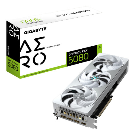 GIGA VGA 16GB RTX5080 AERO SFF OC-16G 3xDP HDMI GeForce RTX 5080 AERO OC SFF 16G