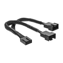 inLine® Y-câble pour PWM ventilateur 4pol Molex 1 Stecker   2 prise, 0,15m