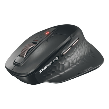 CHERRY Mouse STREAM MOUSE ULTIMATE WL AES silent black BT 7 Tasten et Scrollrad