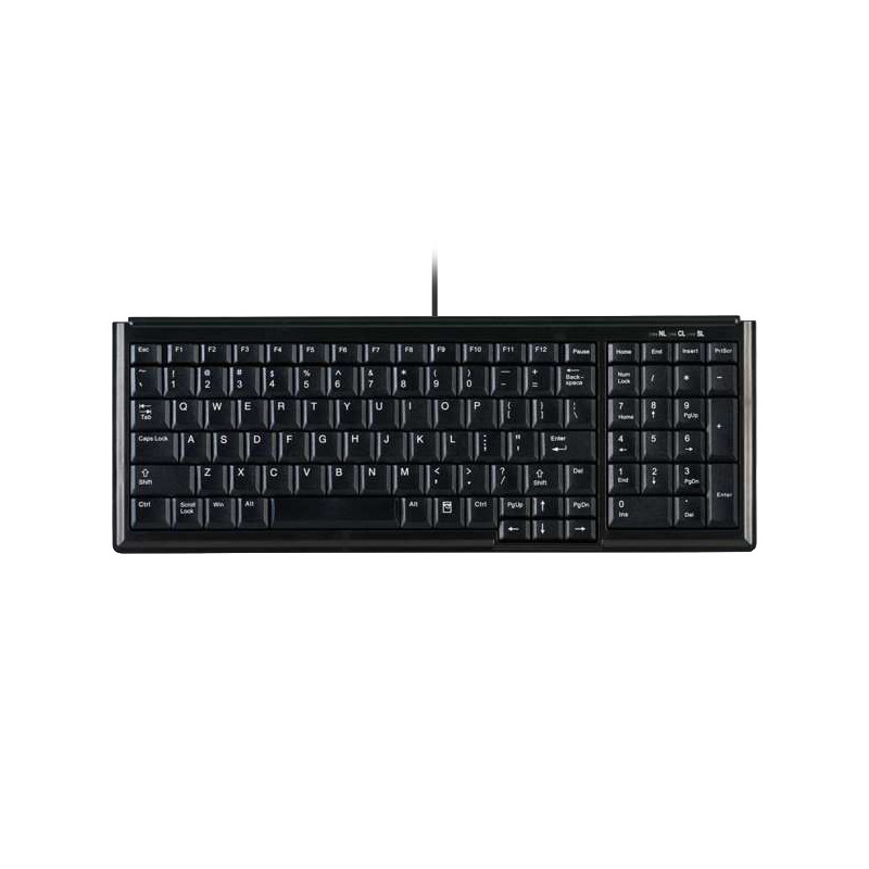 CONTOUR ACTIVE KEY Keyboard AK-7000 Industrie compact 19 Zoll [DE] bk +++ Kompakte Industrietastatur avec Nummernblock