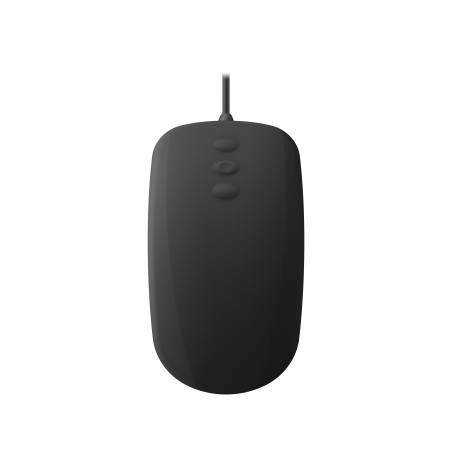 CONTOUR ACTIVE KEY Mouse AK-PMH3 Medical 3-Button Scroll corded sealed black IP68 kabelgebunden, 3-Button-Scroll-Steueru