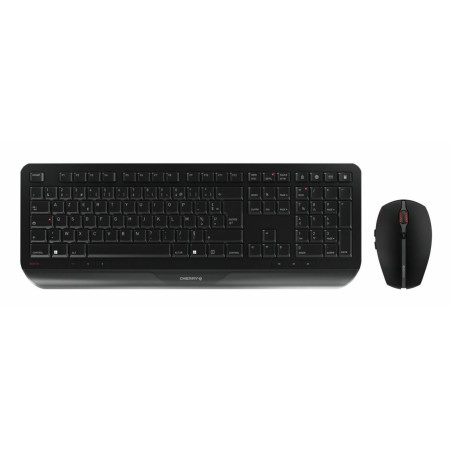 CHERRY Desktop GENTIX [FR] Wireless black noir Frankreich