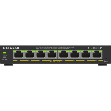 Netgear 8Port Switch 10 100 1000 GS308EP