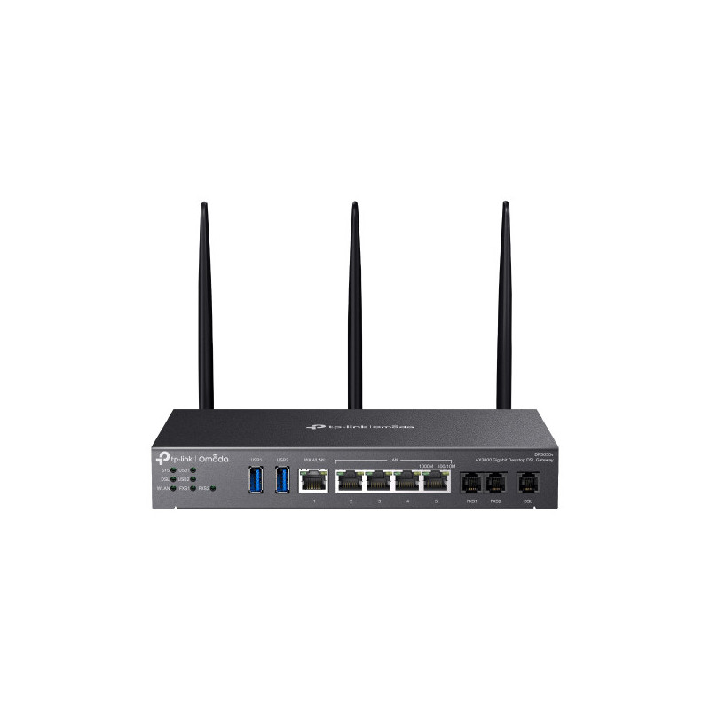 TP-LINK Omada Desktop DSL Gateway AX3000 Gigabit WAN 8xLAN DR3650v