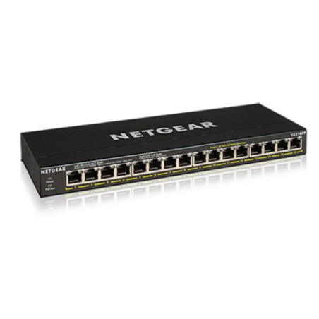 Netgear 16Port Switch 10 100 1000 GS316PP