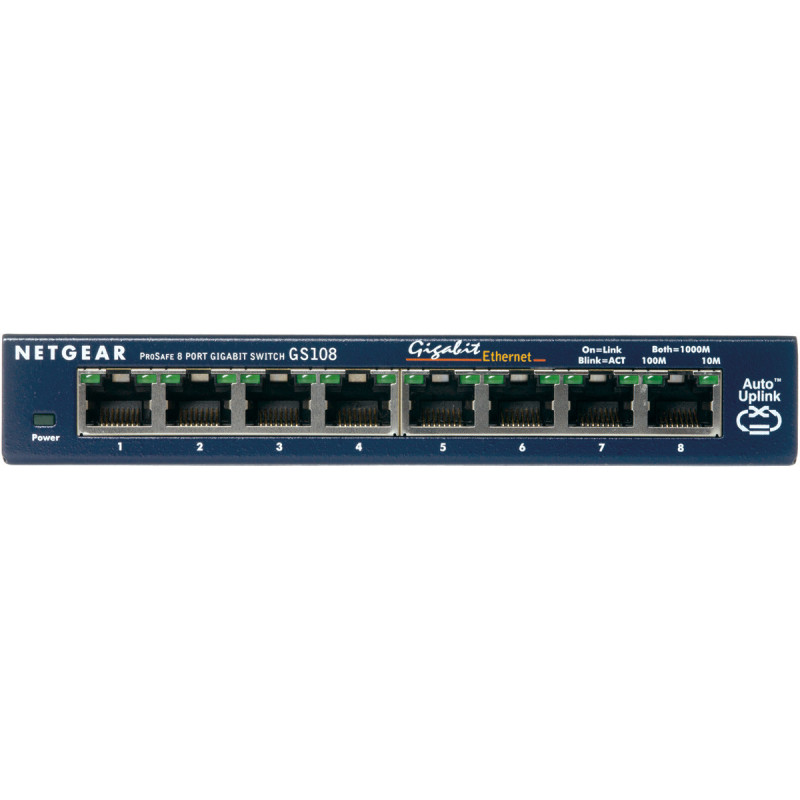 Netgear 8Port Switch 10 100 1000 GS108GE