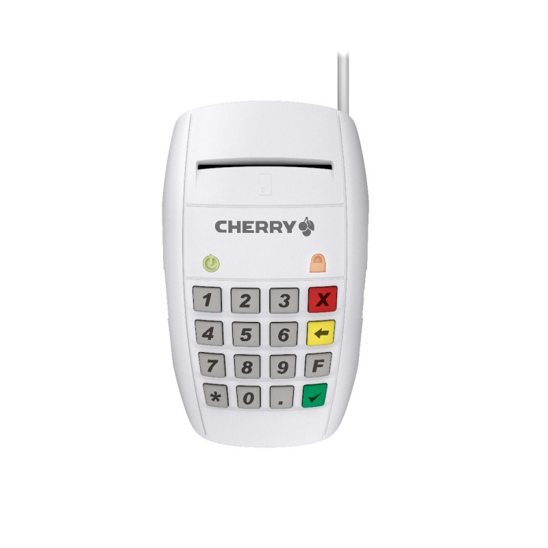 CHERRY Smartcard Terminal ST-2100 white USB Contact Smart Card Terminal