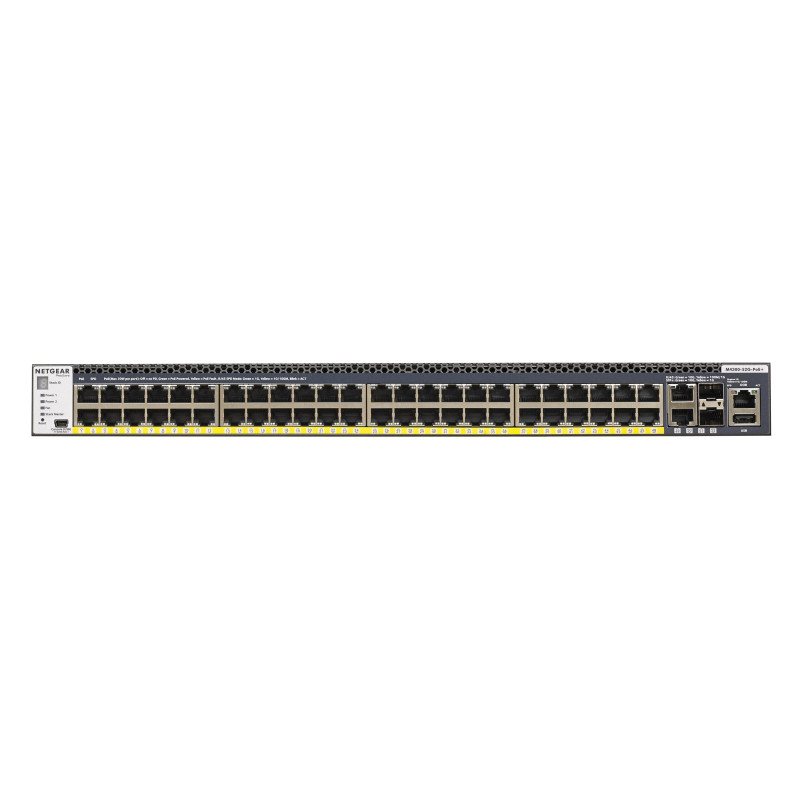 Netgear 52Port Switch 10 100 1000 10000 GSM4352PA+