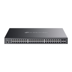 TP-LINK Switch SG3452XMPP 48xGBit 4x 10 GE SFP+ 8x PoE++ (750W) Managed Omada, L2+, Rack Mountable