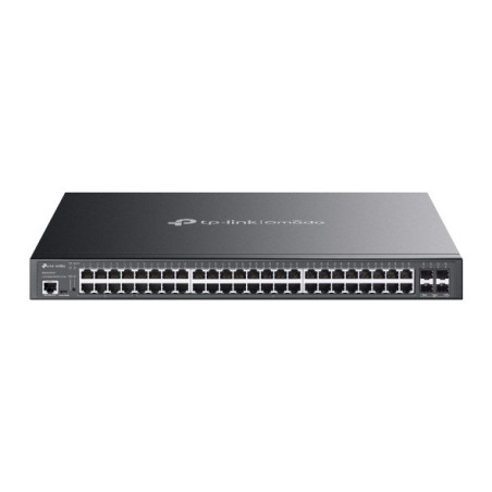 TP-LINK Switch SG3452XMPP 48xGBit 4x 10 GE SFP+ 8x PoE++ (750W) Managed Omada, L2+, Rack Mountable