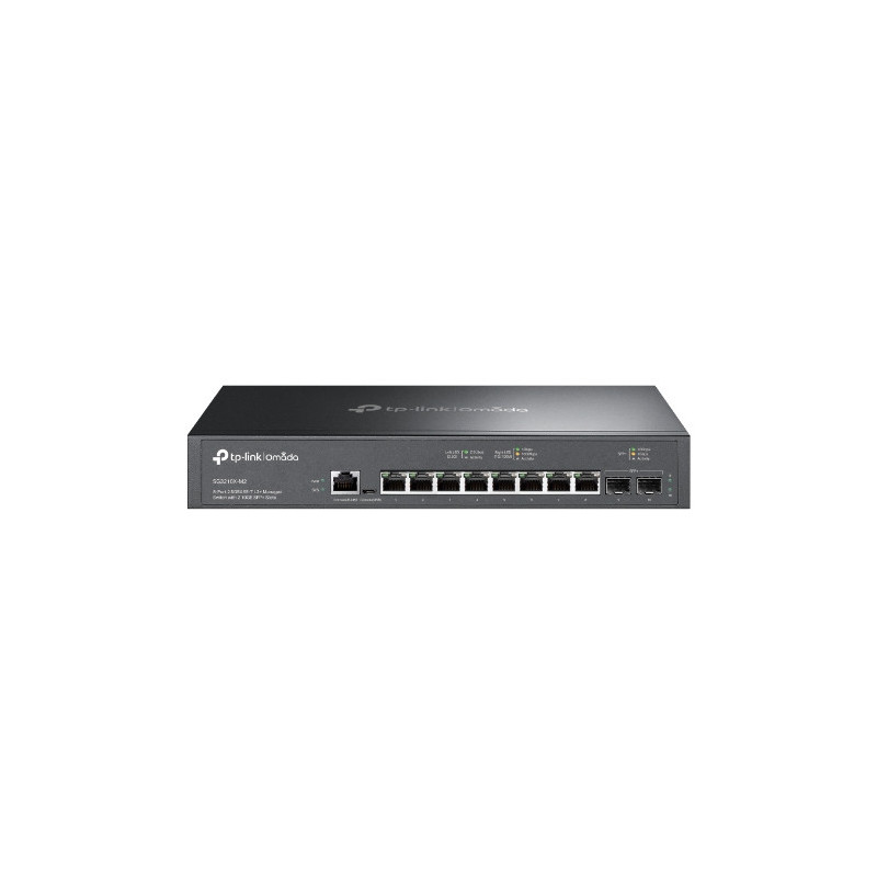 TP-LINK Switch SG3210X-M2 8-Port Managed L2+ 8x 2.5G Ports, 2x 10G SFP+ Slots