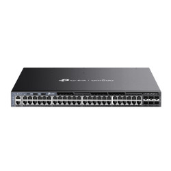 TP-LINK Switch SG6654XHP 48xGBit  6x10Gbit PoE+ Managed Layer 3 Rack Mountable, Omada SDN, 4 Fans
