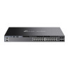 TP-LINK Switch SG6428X 24xGBit  4x10Gbit SFP+ Managed Layer 3 Rack Mountable, Omada SDN, 4 Fans, Layer 3, no PoE