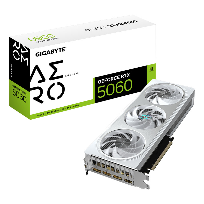 GIGA VGA 8GB RTX5060 AERO OC 8G 3xDP HDMI GeForce RTX 5060 AERO OC 8G