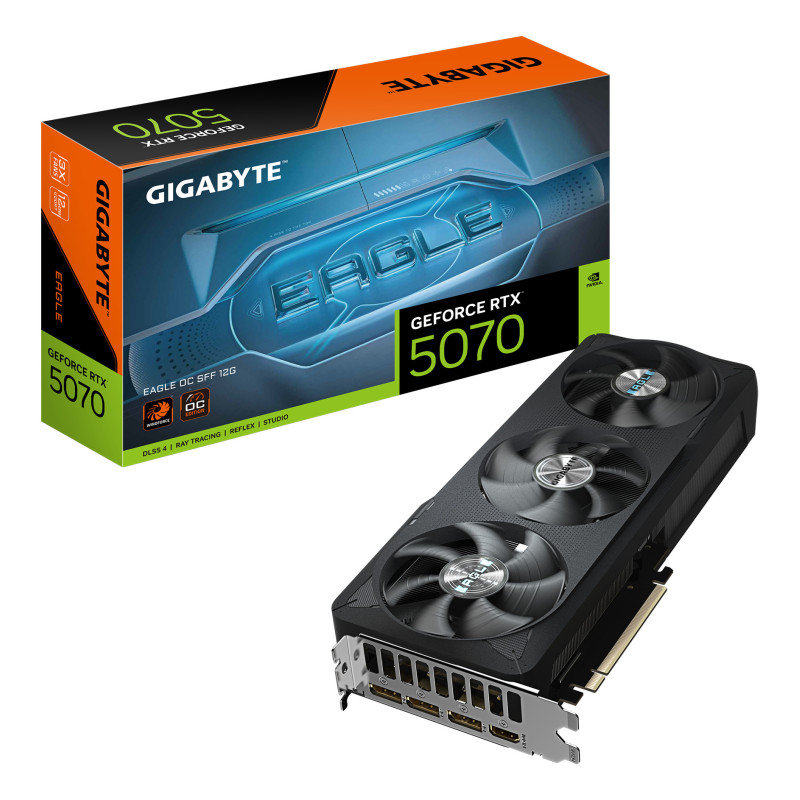 GIGA VGA 12GB RTX5070 EAGLE OC-12G 3xDP HDMI GeForce RTX 5070 EAGLE OC SFF 12G