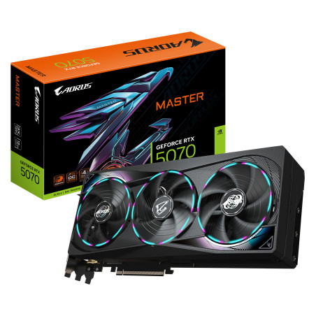 GIGA VGA 12GB RTX5070 AORUS MASTER 12G 3xDP HDMI AORUS GeForce RTX 5070 MASTER 12G