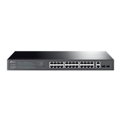 TP-LINK Switch TL-SG1428PE 24xGBit PoE+ (250W) 2xGBit 2xSFP Unmanaged Easy Smart PoE Switch
