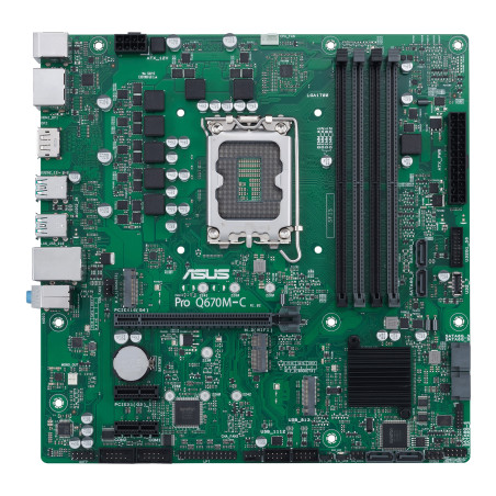 ASUS PRO Q670M-C-CSM S1700 DDR5 2xDP+HDMI vPro 24-7 µATX