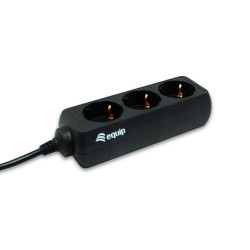 Equip Steckdosenleiste 3-fach pour USV black