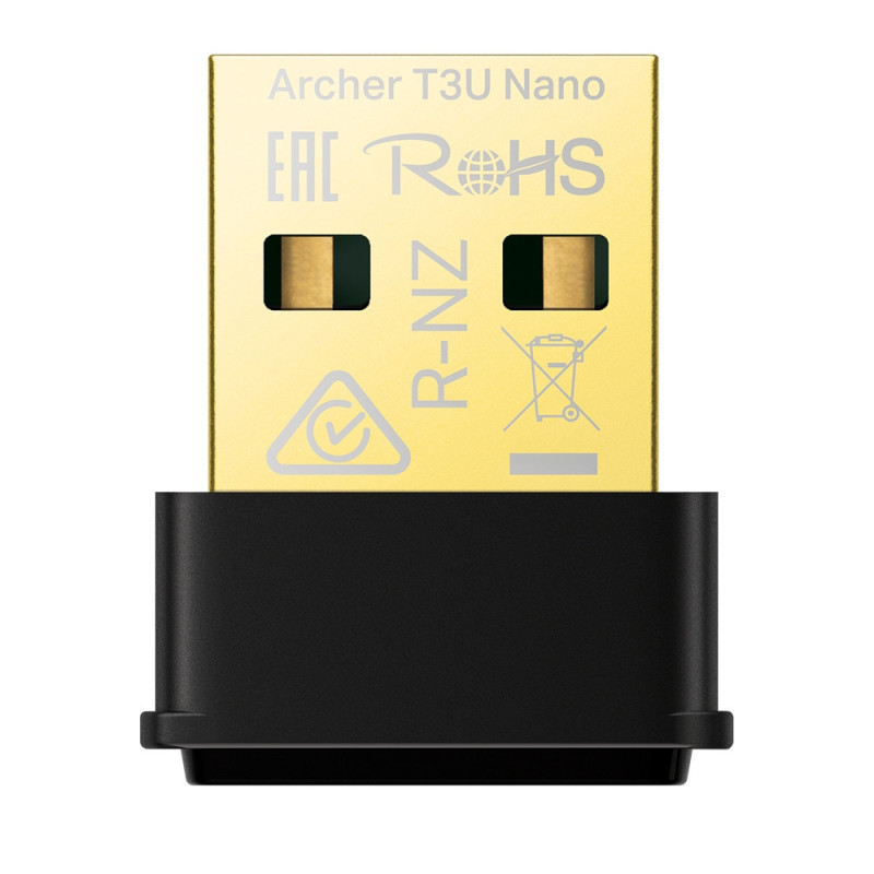 TP-Link Archer T3U Nano, Sans fil, USB, WLAN, Wi-Fi 5 (802.11ac)