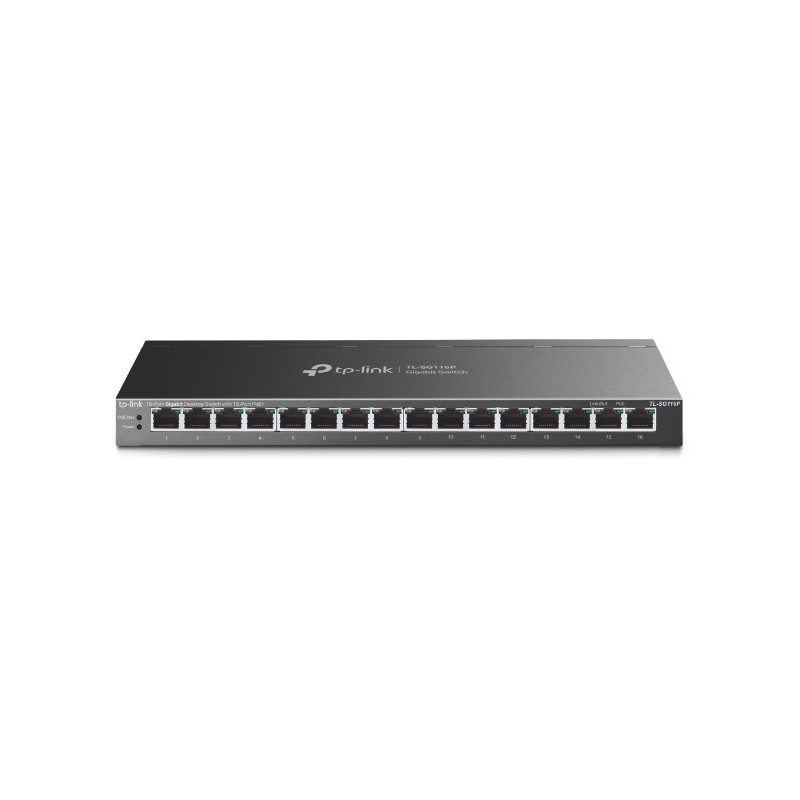Switch réseau ethernet Gigabit TP-Link TL-SG116P - 16 ports dont 16x PoE