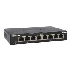 Switch réseau ethernet Gigabit Netgear GS308 - 8 ports (Métal)
