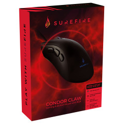 Souris filaire Gamer Verbatim SureFire Condor Claw RGB (Noir)