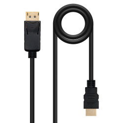 Cable adaptateur Nanocable DisplayPort vers HDMI M M 5m (Noir)