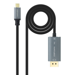 Cable Nanocable USB-C vers HDMI M M 2m (Noir)