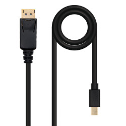 Cable Nanocable Mini DisplayPort vers DisplayPort M M 2m (Noir)