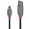 Cable Lindy USB 2.0 type A - Mini B M M 50cm (Gris)
