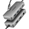 Station d'accueil portable USB-C 3.0 Axagon HMC-CUB83X2 (Gris)