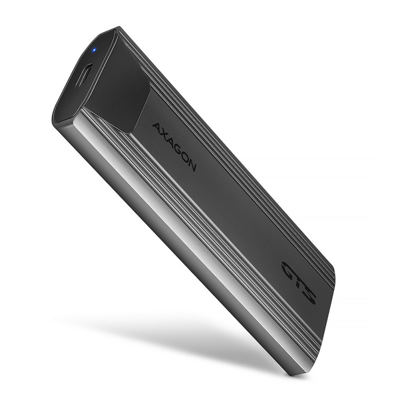 Boitier externe USB 3.2 Axagon EEM2-GTS2 - S-ATA NVMe M.2 Type 2280 (Argent)